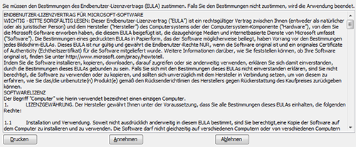 Bild: Microsoft-EULA (Screenshot)